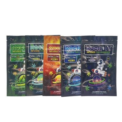 Rock IT THC-Infused Gummies Mylar Bags 950mg